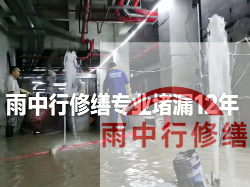 烟台某污水处理厂钢筋混凝土池堵漏案例