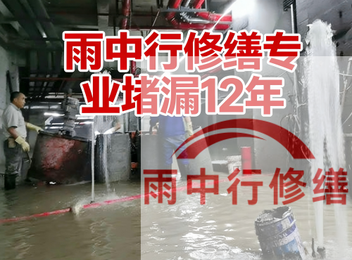 烟台中国五矿某大型污水处理厂堵漏案例